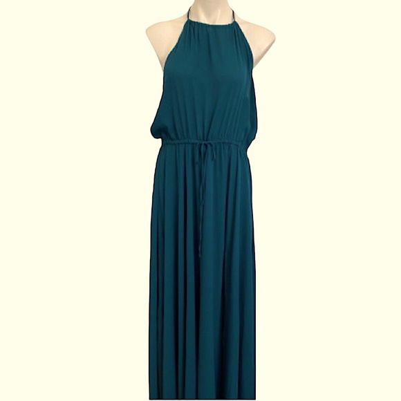 Lulus Essence of Style Teal Green Maxi Dress XL - Picture 2 of 13
